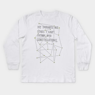 The fault in our stars quote Kids Long Sleeve T-Shirt